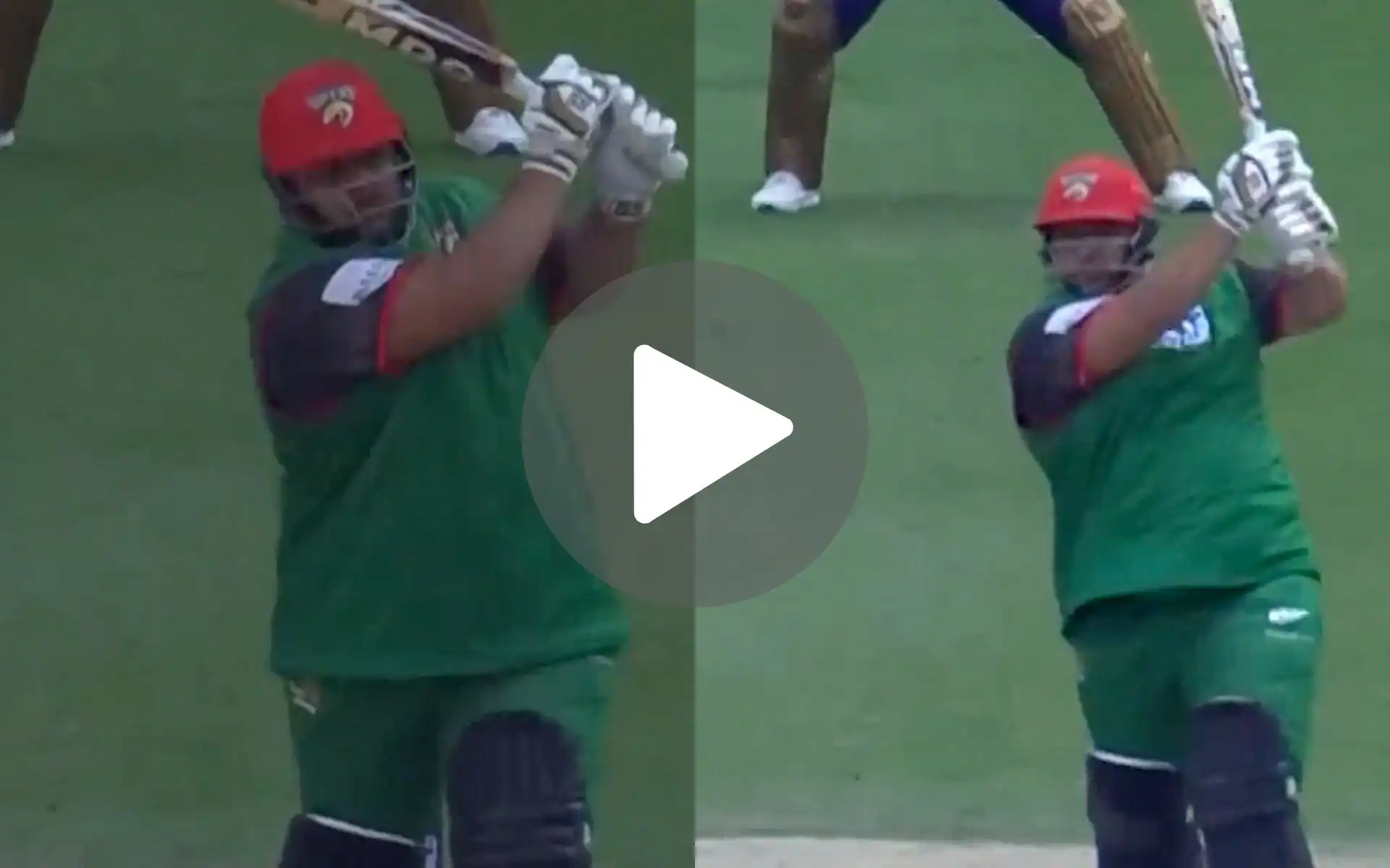 [Watch] Azam Khan Creates Desert Storm With Brutal Hitting Against The Knight Riders